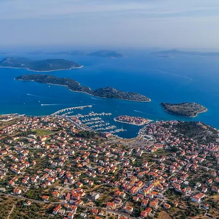 In Tribunj With Sea View, Balcony, Air Conditioning, Wifi 68-1 *