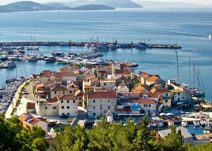 In Tribunj With Sea View, Balcony, Air Conditioning, Wifi 68-1 Lägenhet *