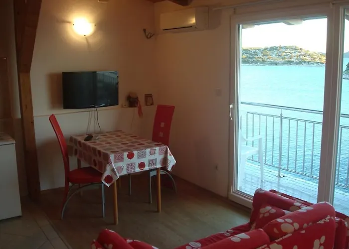 In Tribunj With Sea View, Balcony, Air Conditioning, Wifi 68-1 *