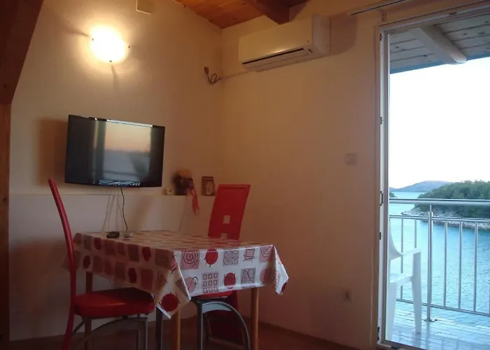 In Tribunj With Sea View, Balcony, Air Conditioning, Wifi 68-1 Lägenhet